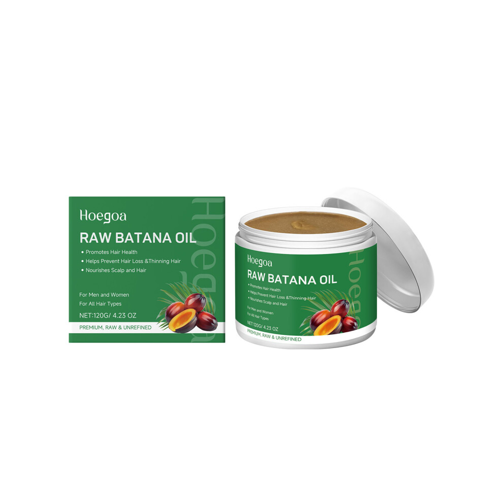 (120G) Hoegoa Batana Hair Cream nourishes, moisturizes and smoothes hair, improves frizz and smoothes hair.