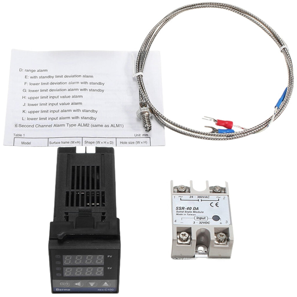 Rex-C100 Digital Pid Thermostat 40Da Ssr 928028457630