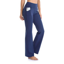 Women's Flared Yoga Pants High-Waisted Straight-Leg with