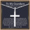Cross Necklace for Men Silver Cuban Link Chain 1