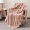 Fleece Throw Blanket Pink 39x28 Inches Soft Warm Lightweight 1