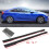 Car Side Skirts Extension Lip Splitters 6 pcs 78.7 in Gloss 1
