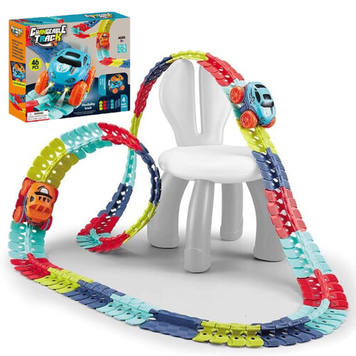 Anti-Gravity Race Track with LED Car and Interchangeable