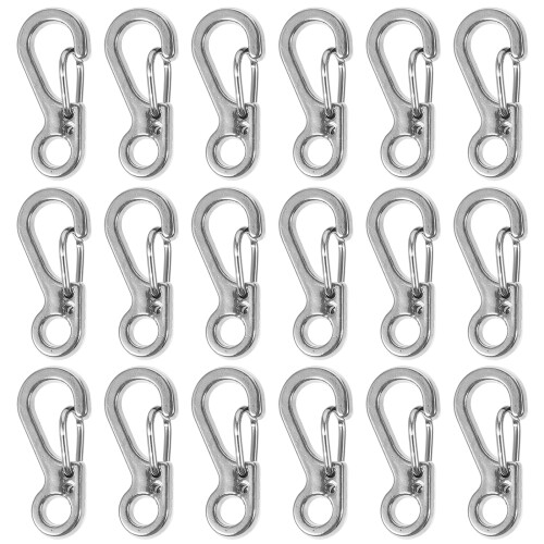 Mini Carabiner Quick Release Clips 20 Pcs