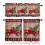 Christmas Kitchen Curtains and Valances Set Red Car Tree 1