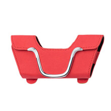 Magnetic Car Sunglasses Clip Holder Suede