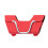 Magnetic Car Sunglasses Clip Holder Suede 1
