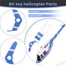 RC Toy Helicopter Upgrade C138 Fuselage Shell Kit for RC ERA C138 Bell 206 1:33 RC Toy Helicopter Parts