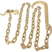 Tow Chain Grade 70 5/16 x 8 FT with J Hook and T Hook