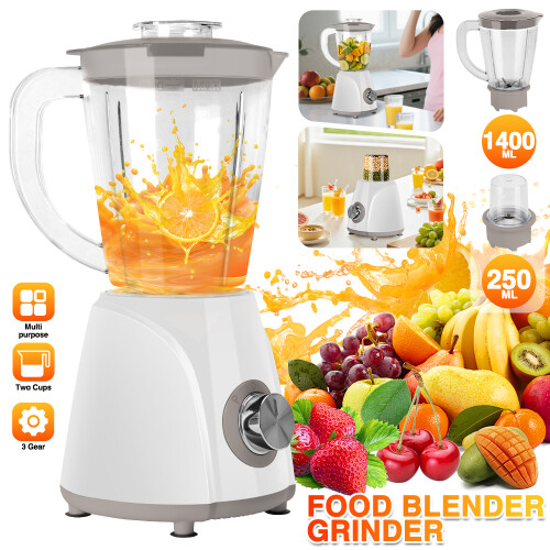 Upgraded 2-in-1 Food Blender Processor Smoothie Blender