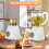 Upgraded 2-in-1 Food Blender Processor Smoothie Blender 2
