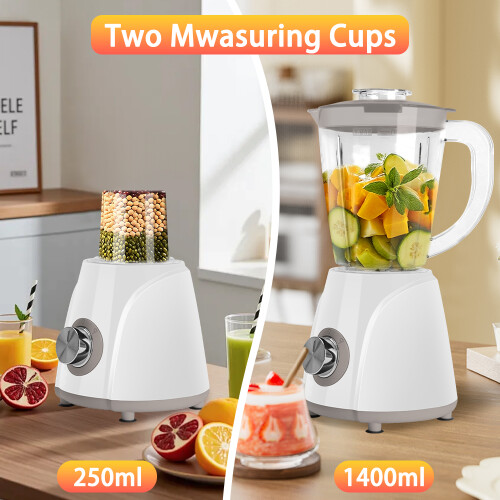 Upgraded 2-in-1 Food Blender Processor Smoothie Blender 1