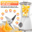 Upgraded 2-in-1 Food Blender Processor Smoothie Blender 3