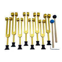 Tuning Forks Set Healing Sound 7-Piece Gold