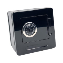 Kids Password Piggy Bank Small Money Saving Box Black