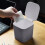 Desktop Trash Can Wide Opening Anti-Slip Base 12L 1
