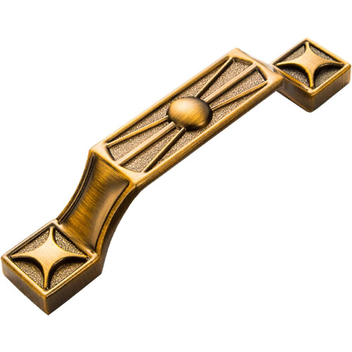 Gold Brass Knobs Zinc Alloy Drawer Pulls 6 Pack