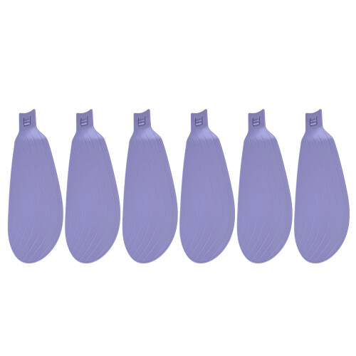 Ensemble de 6 pales de ventilateur ABS durables 22,5x2,8-Violets