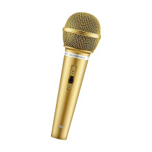 Faux microphones à main, accessoires amusants, haute-Or