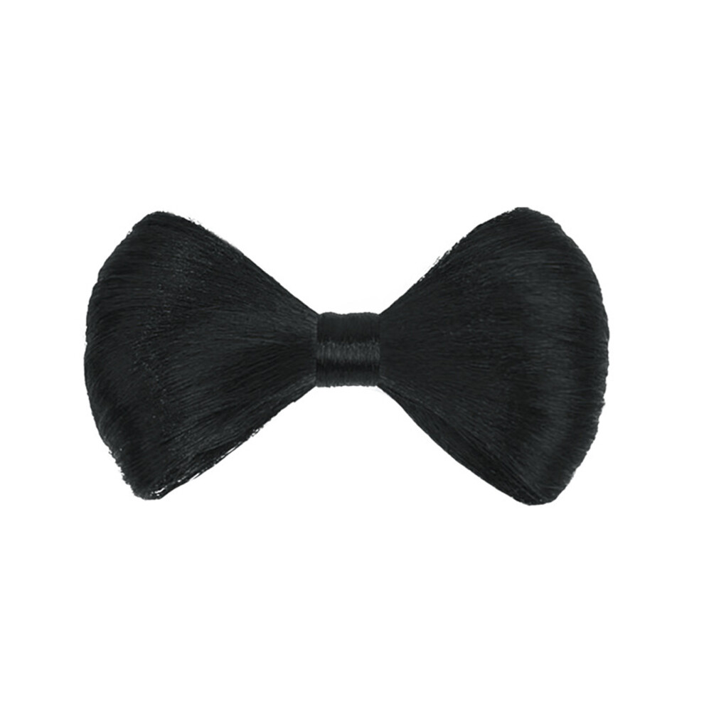Creation-3C (Natural Black) Short Hair Double Bun Duckbill Clip