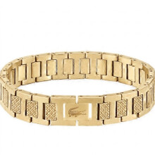Edelstahl-Piqué-Armband als Vatertagsgeschenk, Unisex, goldfarben, für den Alltag und zum Kombinieren