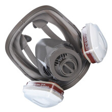 Full Face Respirator Mask Rubber Face Shield Including Filter