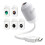360 Degree Rotating Galaxys Projector Light ABS Material-6 in 1 1