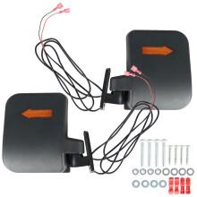 12V LED turn signal side mirrors for EZGO Yamaha Club Car