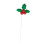Christmas Cake Topper Reusable Bright Color Ornament 2