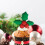 Christmas Cake Topper Reusable Bright Color Ornament 6