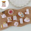 Resin Refrigerator Magnets Cake Milk Set 6pcs 4