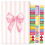 Pink Bow Hardcover Ruled Journal Notebook 1 5
