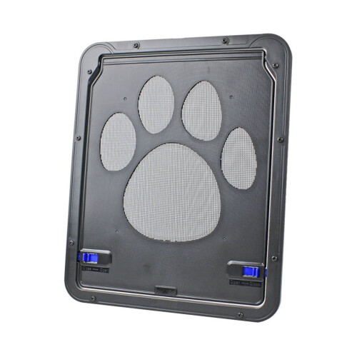 Pet Screen Door with Magnetic Self-Closing Lockable Easy
