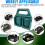 Battery Holder for 18V Tools, Space-Saving Wall Rack Organizes 6 Cells, Compact Tool Storage Rack 2