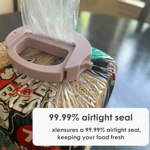 10 Pack Premium Food Storage Bag Clips, Heavy Duty Adjustable Stackable Fridge Safe Durable Ergonomic, One Siz 1