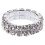 Wedding Ring Elastic Stretch Ring with Crystal Inlay 1
