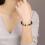 7-Chakra Healing Bracelets Lava Stone 2 Pcs 6