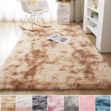 Fluffy Area Rug Soft Shaggy Round Indoor Carpet 15.7 x 23.6