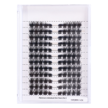 Individuele valse wimpers in verschillende lengtes en stijlen Black Model 2