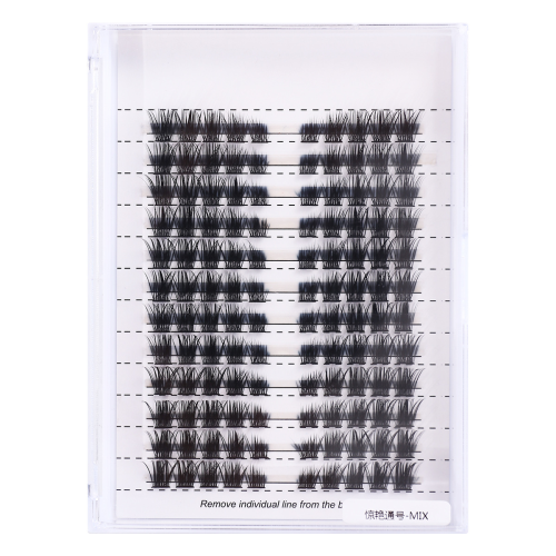 Gene false individuale în diferite lungimi și stiluri Black  Modelul 2