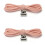 Elastic No Tie Shoelaces 2 Pair Pink 1
