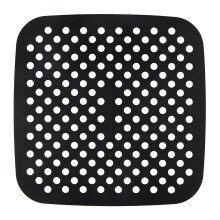 Silikoneinsatz für Airfryer quadratisch 19x19 cm Schwarz