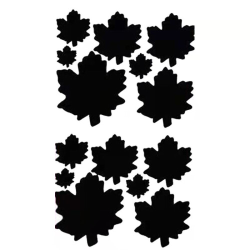 Self-Adhesive Down Jacket Repair Patches 10-Sheet Leaf-shape