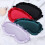 Ruffle Lace Soft Blackout Blindfold with Adjustable Strap Sleeping Eye Mask Green 5