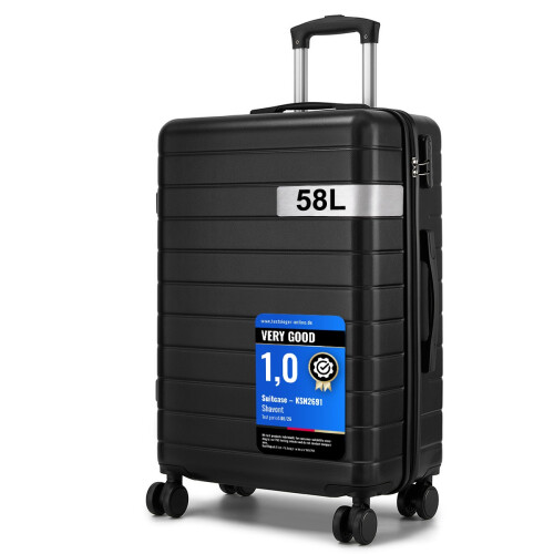 Medium 24Inch Lightweight Luggage Hard Shell ABS Suitcase With 4 Wheels And 3-digit Combination Lock