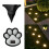 Dog Paws Shape Lawn Lights Waterproof Plastic-Warm White 1