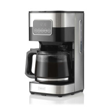 Filterkaffeemaschine, 1,5 l, Edelstahl, Tropfstopp
