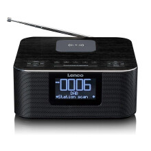 DAB+ Bluetooth-Radiowecker mit kabelloser Ladefunktion