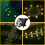 4PCS User Friendly Solar Operated LED Light Dog Paws-White 9