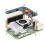 For Raspberry Pi 5 PoE+ HAT for Raspberry Pi 5 CM5 PoE+ HAT Ethernet Expansion Board 5V/5A Output with Shell Case 8